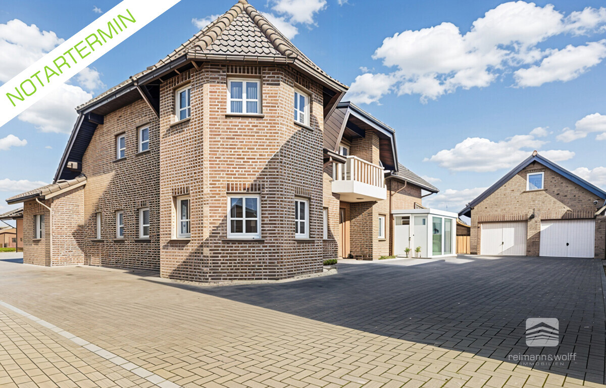 RESERVIERT Waldfeucht-Haaren: Stilvolles Wohnen. Gartenidylle mit Pool und Weitblick.